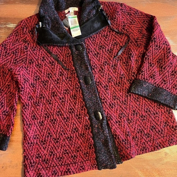 NWT JM Collection Women's Cardigan Sweater Size Large - Picture 2 of 10